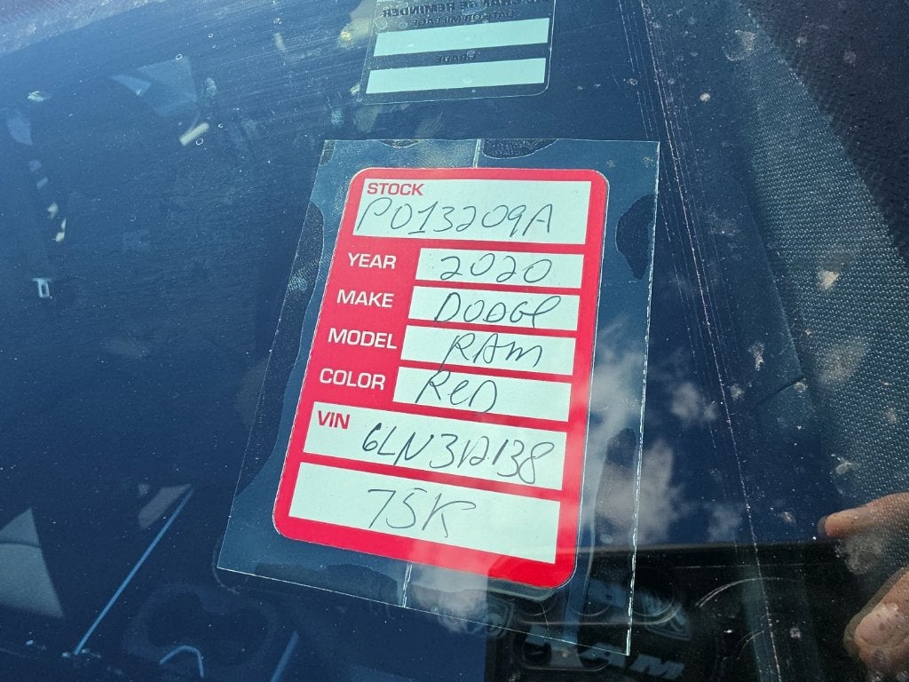 2020 RAM 1500 Big Horn/Lone Star