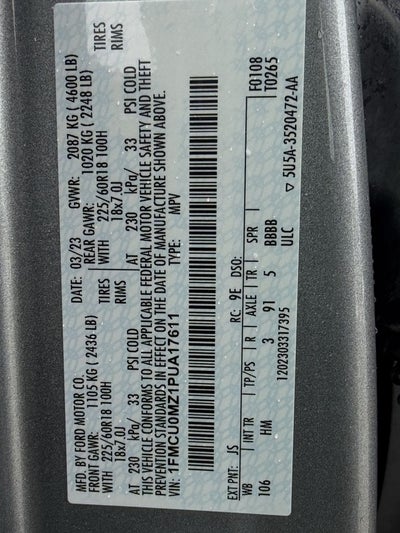 2023 Ford Escape Hybrid ST-Line