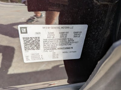2021 GMC Acadia SLE