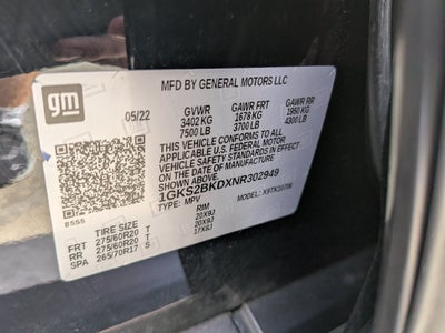 2022 GMC Yukon SLT