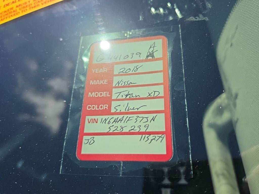 2018 Nissan Titan XD SV
