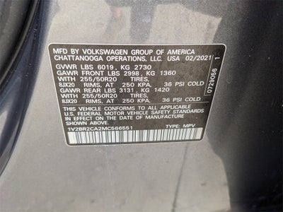 2021 Volkswagen Atlas SEL