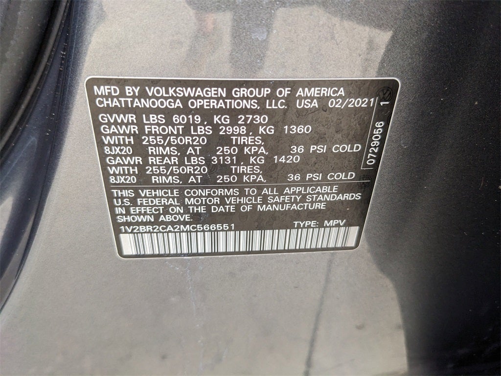 2021 Volkswagen Atlas SEL