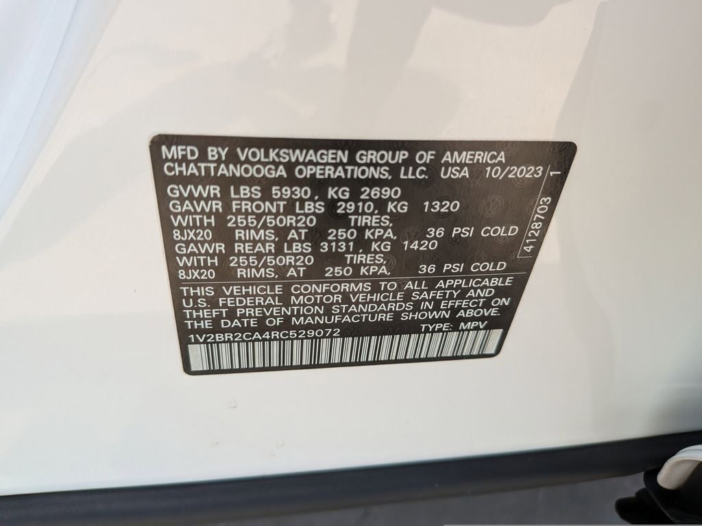 2024 Volkswagen Atlas 2.0T SEL
