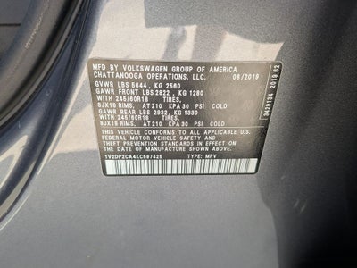 2019 Volkswagen Atlas 2.0T SE