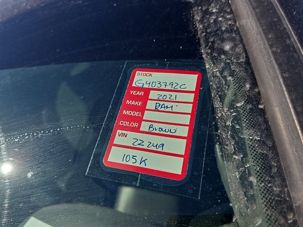 2021 RAM 2500 Big Horn