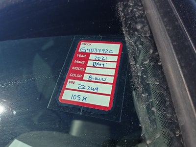 2021 RAM 2500 Big Horn