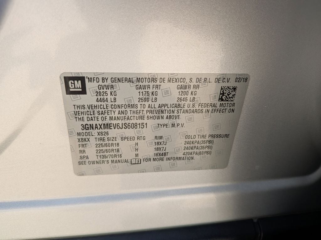 2018 Chevrolet Equinox Premier