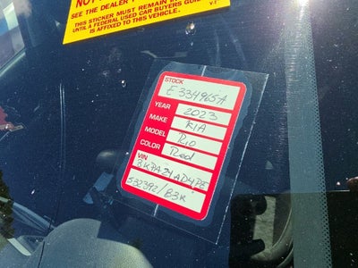 2023 Kia Rio S
