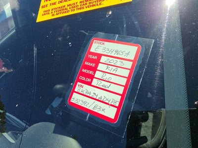2023 Kia Rio S