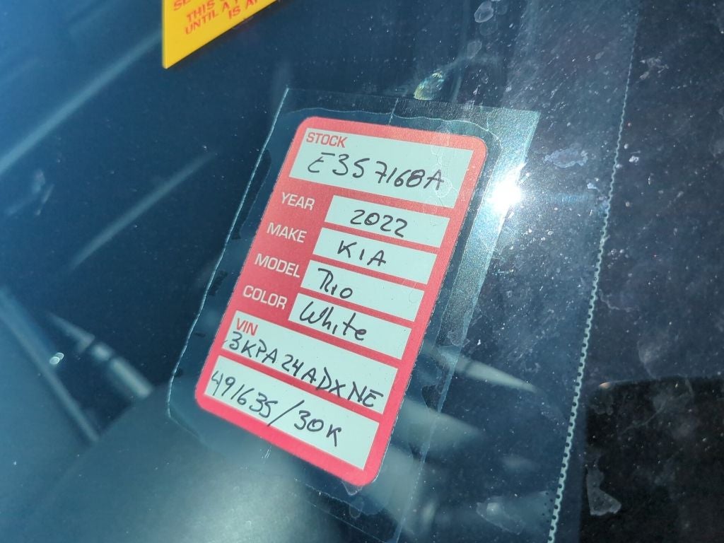 2022 Kia Rio LX
