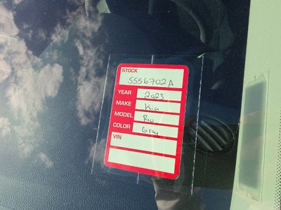 2023 Kia Rio S