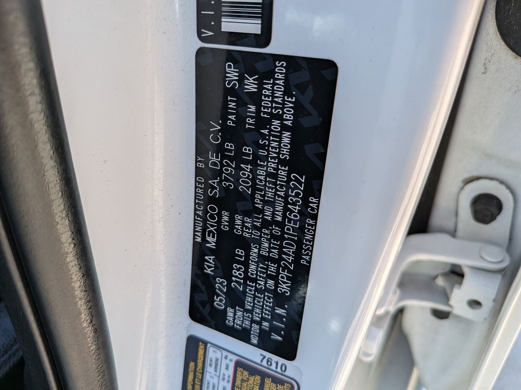 2023 Kia Forte LXS