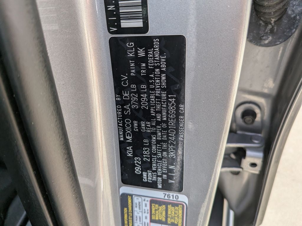 2024 Kia Forte LXS