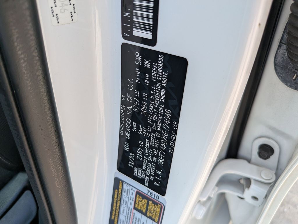 2024 Kia Forte LXS