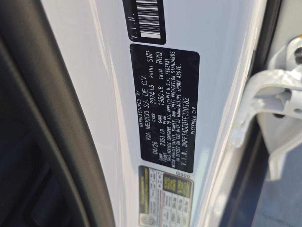 2026 Kia K4 LXS