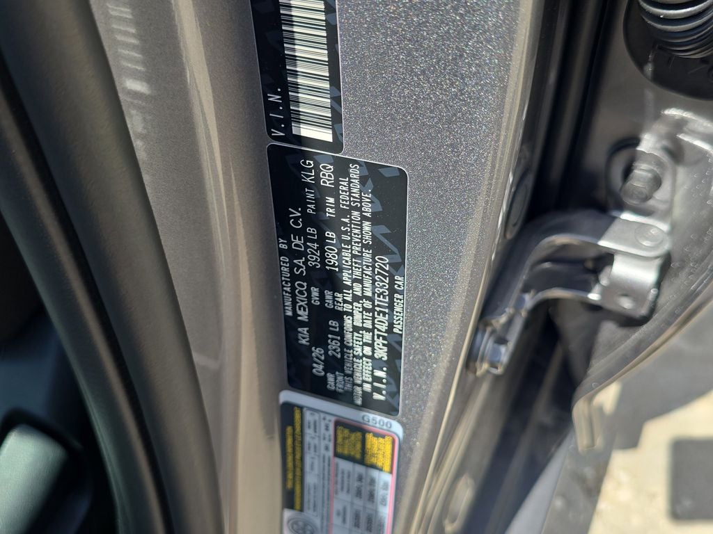 2026 Kia K4 LXS