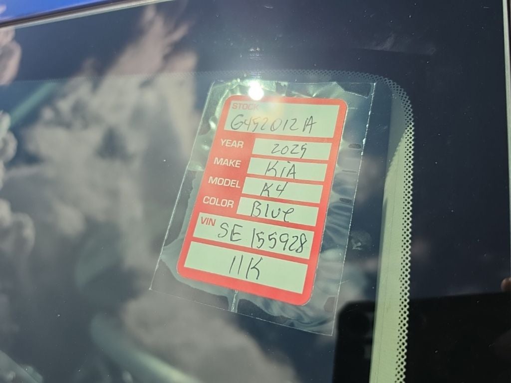 2025 Kia K4 EX
