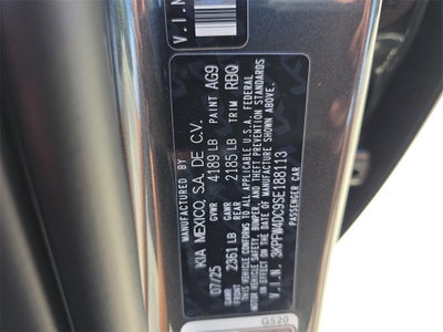 2025 Kia K4 GT-Line Turbo