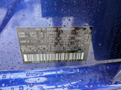 2026 Subaru Crosstrek Base