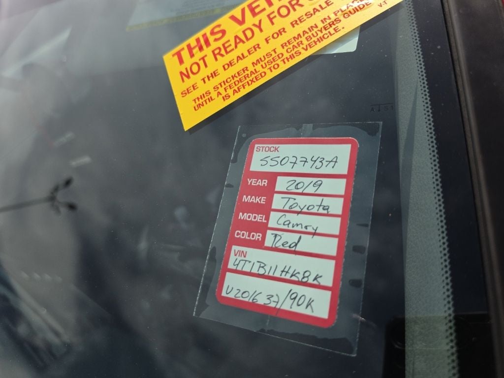2019 Toyota Camry SE