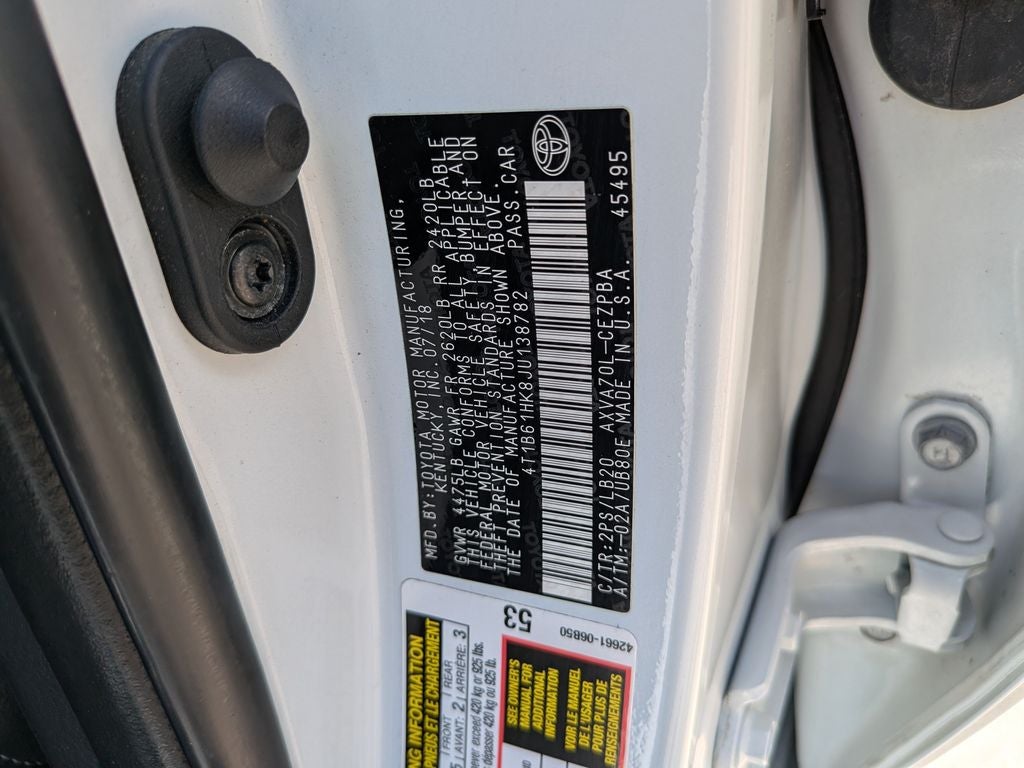 2018 Toyota Camry XSE