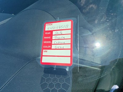 2016 Toyota Camry LE