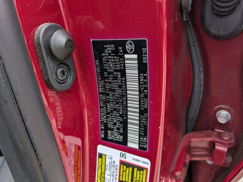 2020 Toyota Camry Hybrid LE