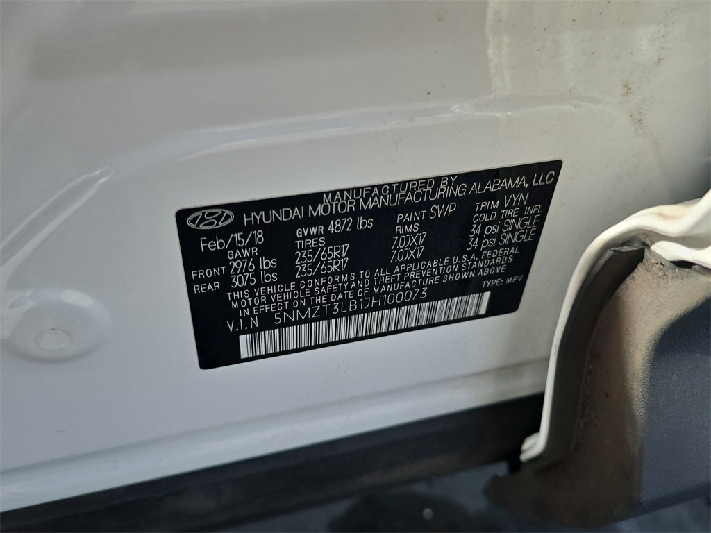 2018 Hyundai Santa Fe Sport 2.4 Base