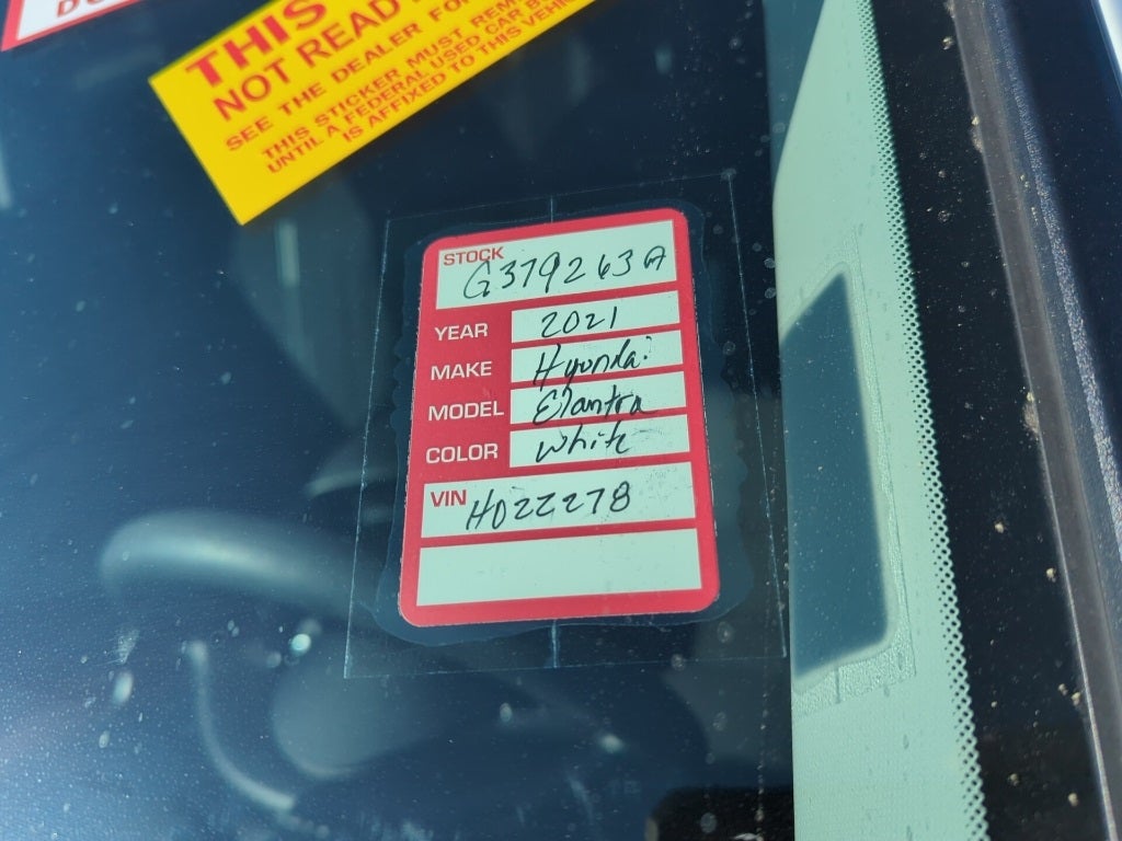 2021 Hyundai Elantra SEL