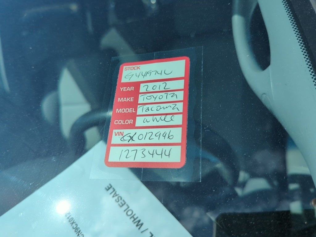 2012 Toyota Tacoma Base