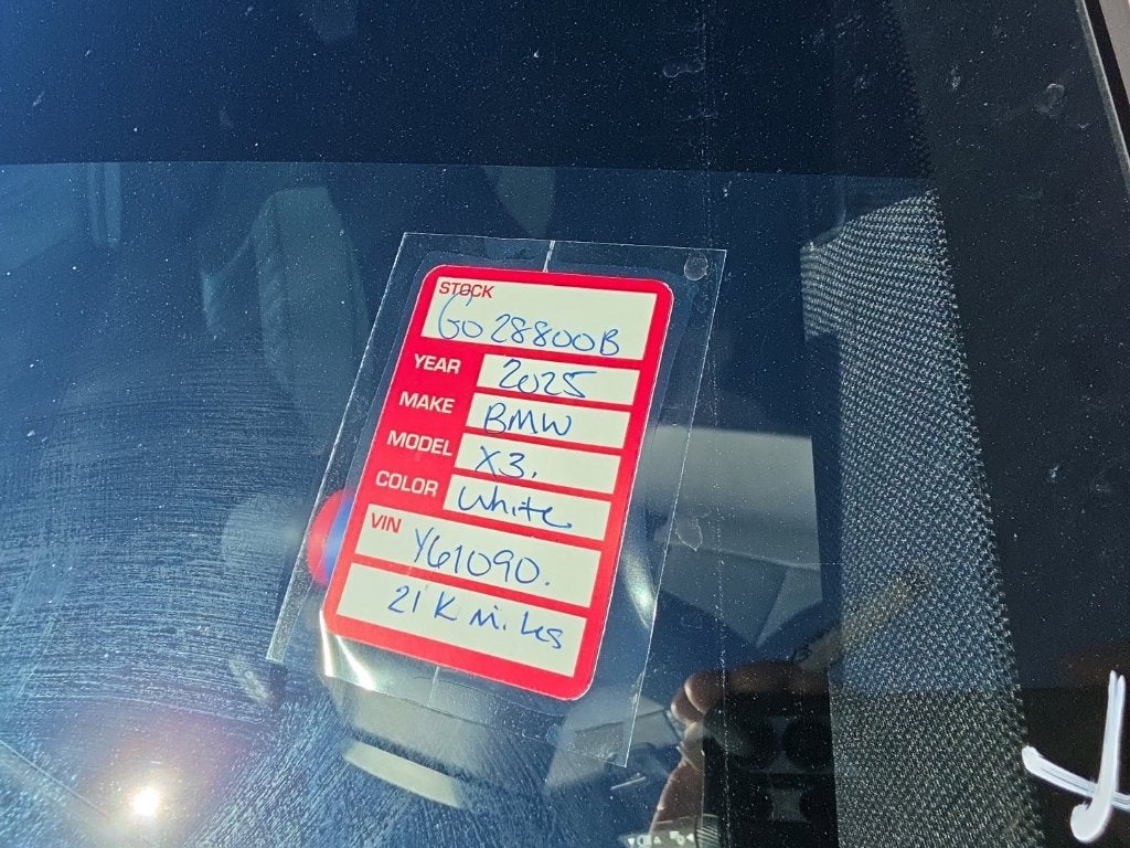 2025 BMW X3 30 xDrive