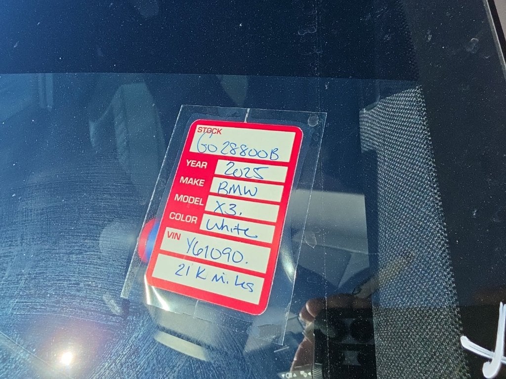 2025 BMW X3 30 xDrive