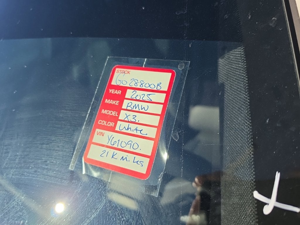2025 BMW X3 30 xDrive