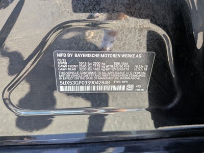 2025 BMW X3 30 xDrive