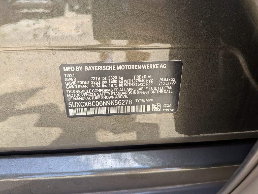 2022 BMW X7 M50i