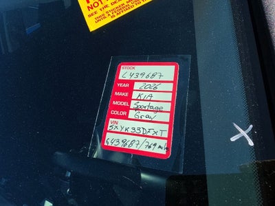 2026 Kia Sportage EX