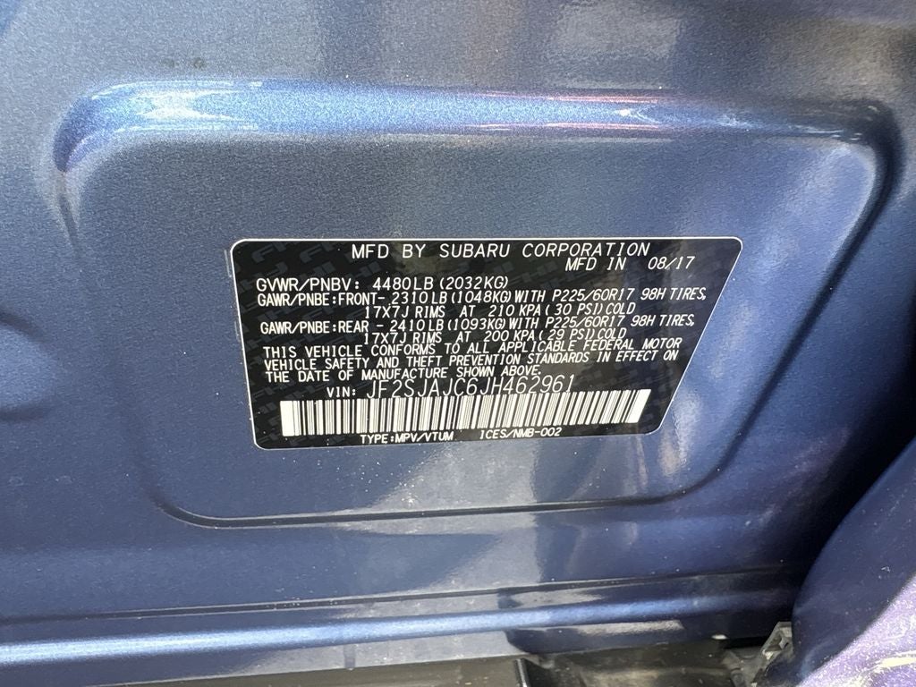 2018 Subaru Forester 2.5i Limited