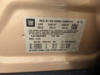 2018 Buick Encore Sport Touring