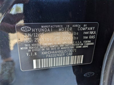 2016 Hyundai Elantra Sport