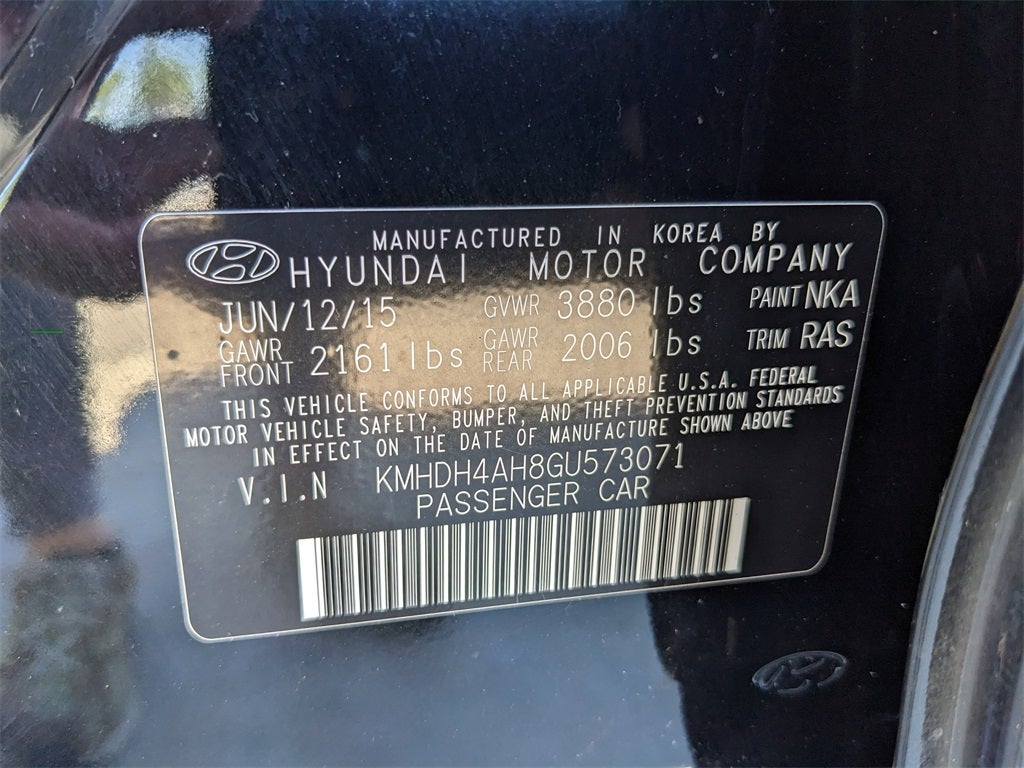 2016 Hyundai Elantra Sport