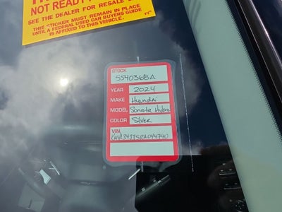 2024 Hyundai Sonata Hybrid SEL