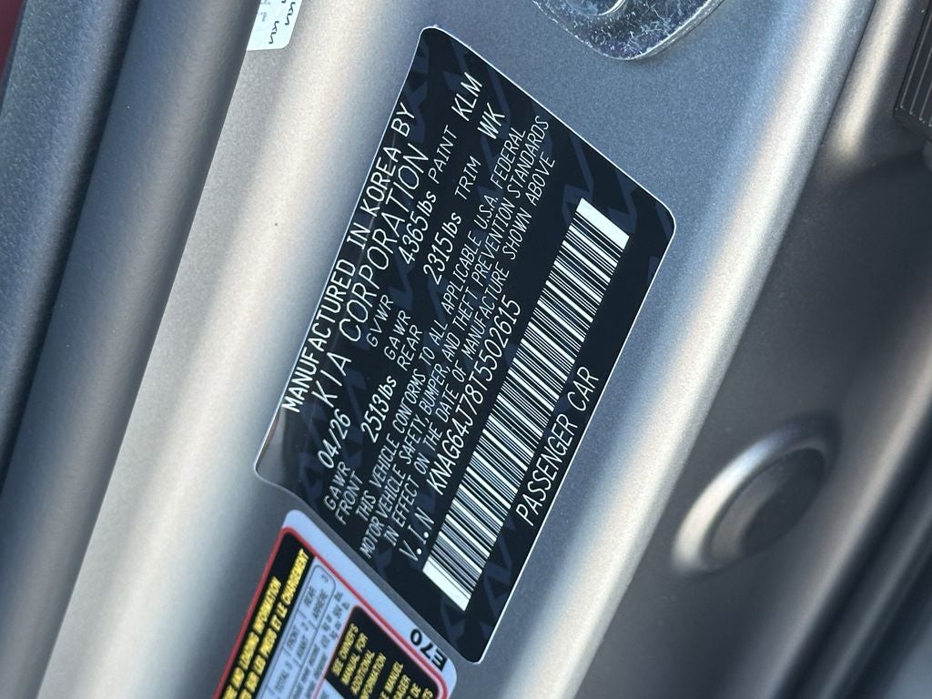 2026 Kia K5 GT-Line