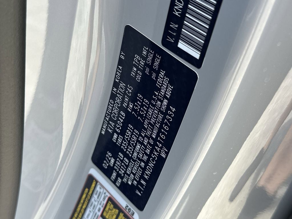 2026 Kia Carnival Hybrid EX