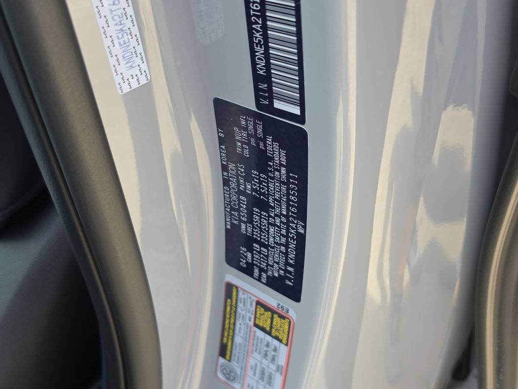 2026 Kia Carnival Hybrid SX