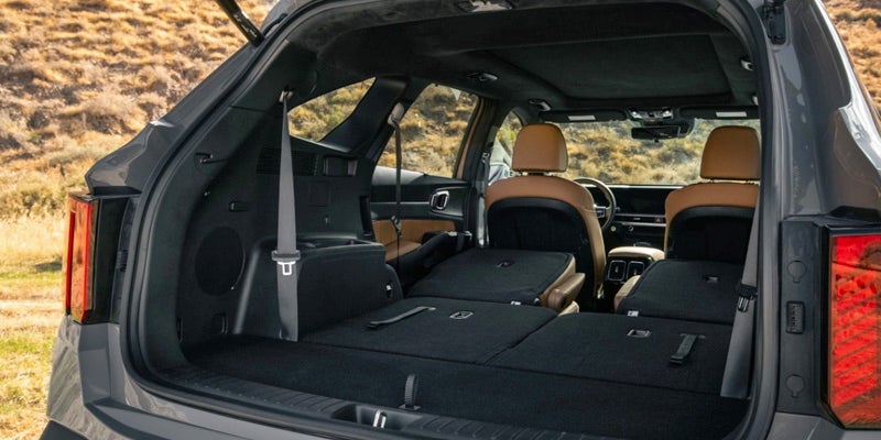 The cargo safety feature options in the 2024 Kia Sorento in New Port Richey, FL
