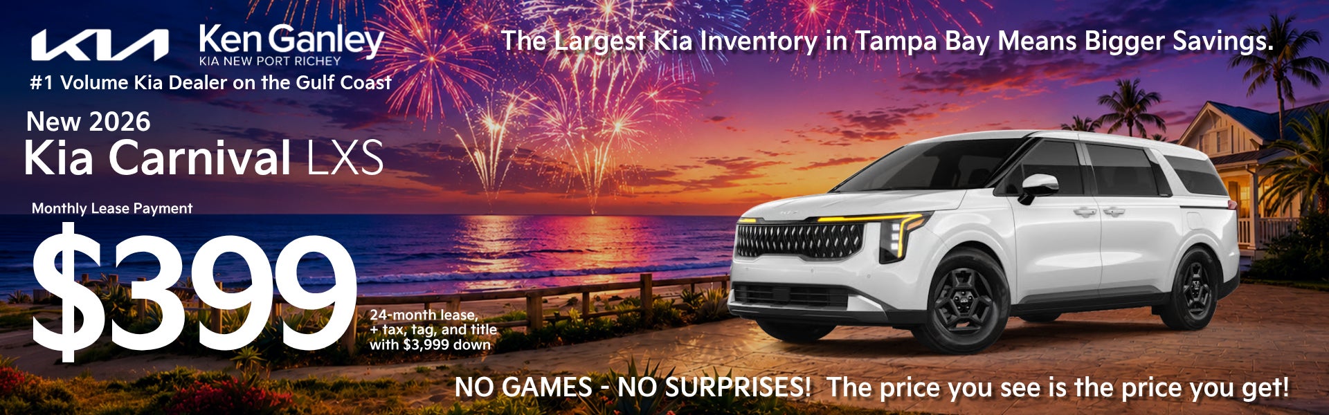 New 2026 Kia Carnival Lease Offer