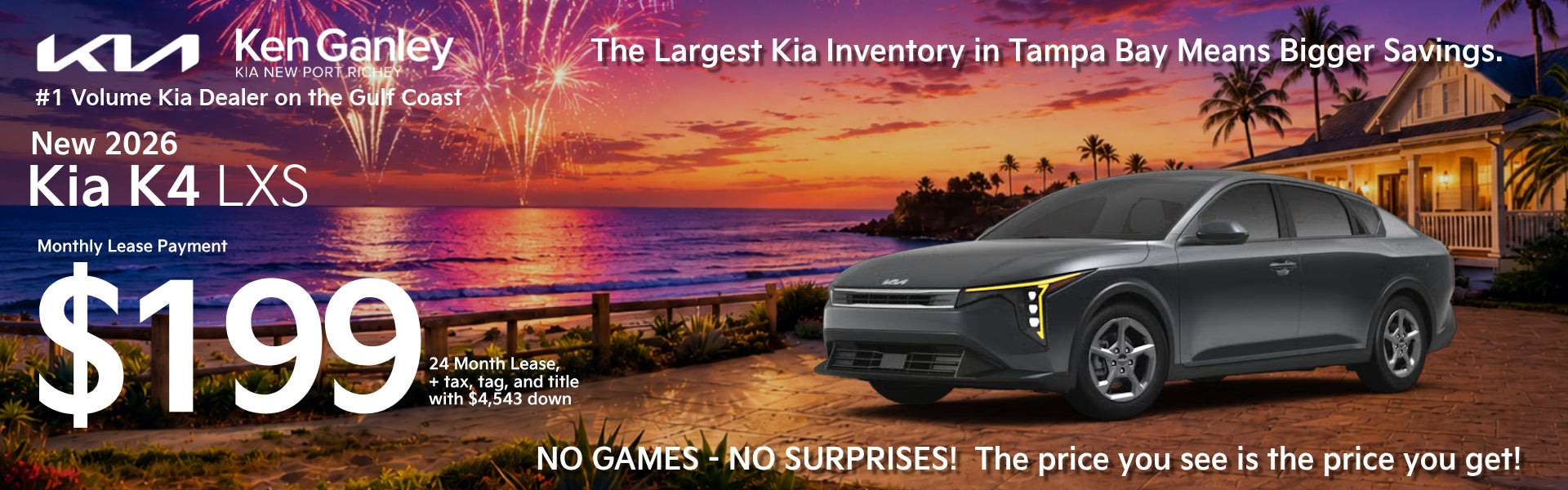 New 2026 Kia K4 Lease Offer