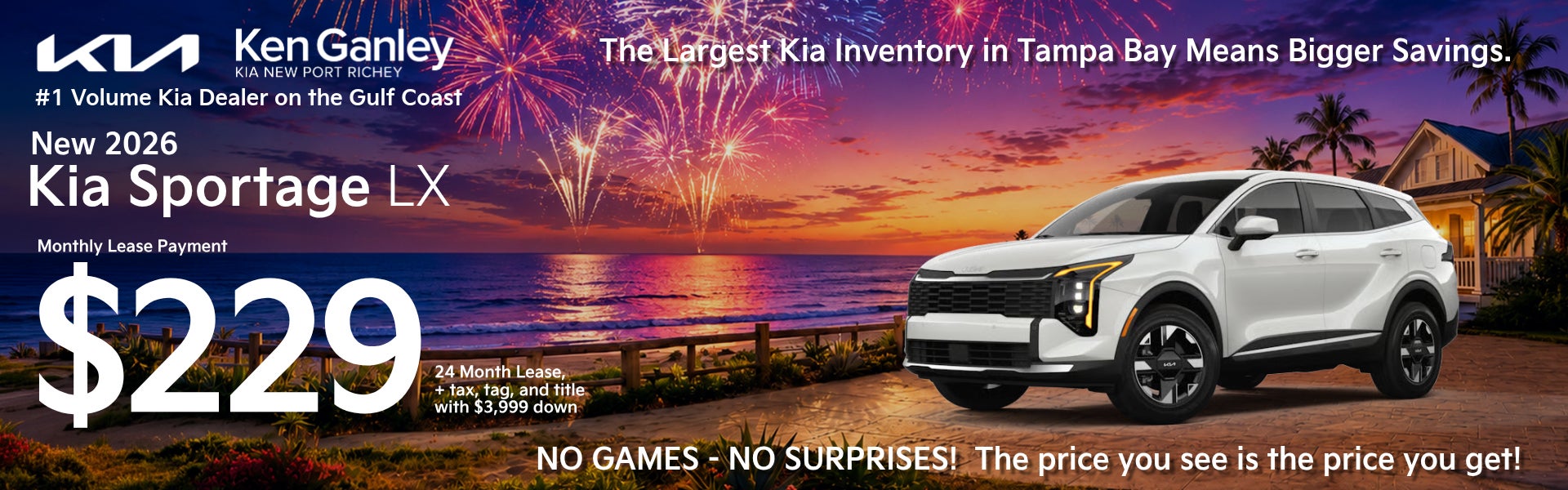 New 2026 Kia Sportage Lease Offer