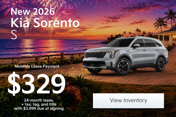 New 2026 Kia Sorento Lease Offer